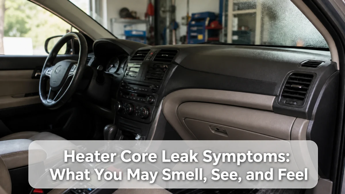 Heater Core Leak Symptoms: What You May Smell, See, and Feel