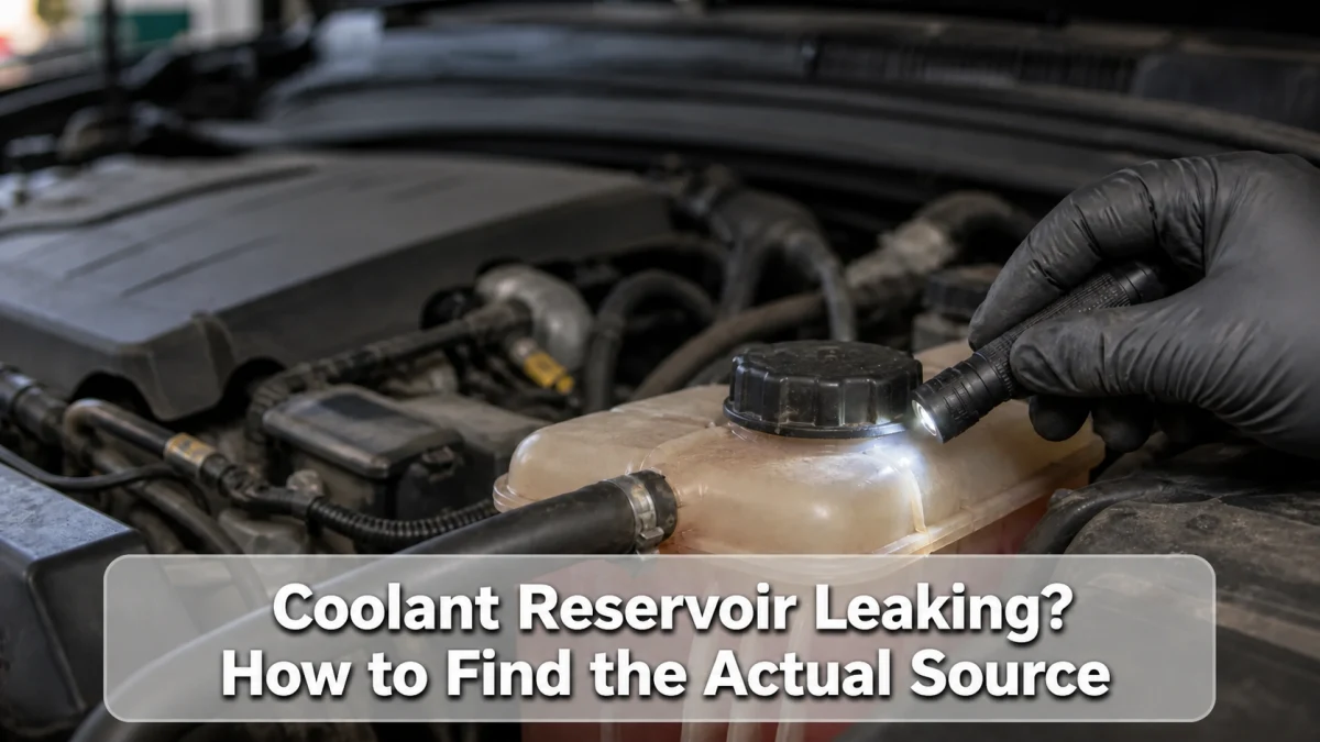 Coolant Reservoir Leaking? How to Find the Actual Source