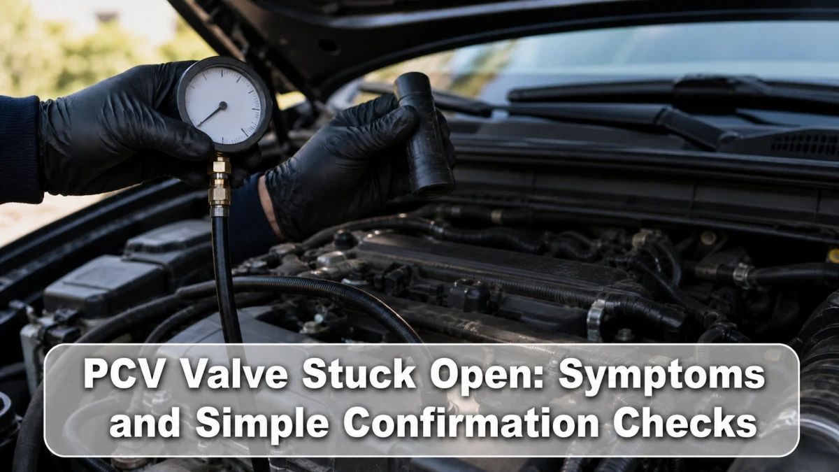 PCV Valve Stuck Open: Symptoms and Simple Confirmation Checks