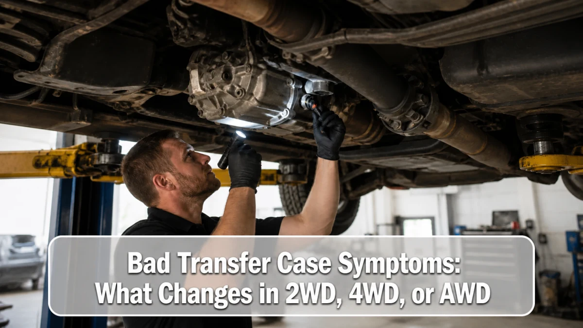Bad Transfer Case Symptoms: What Changes in 2WD, 4WD, or AWD
