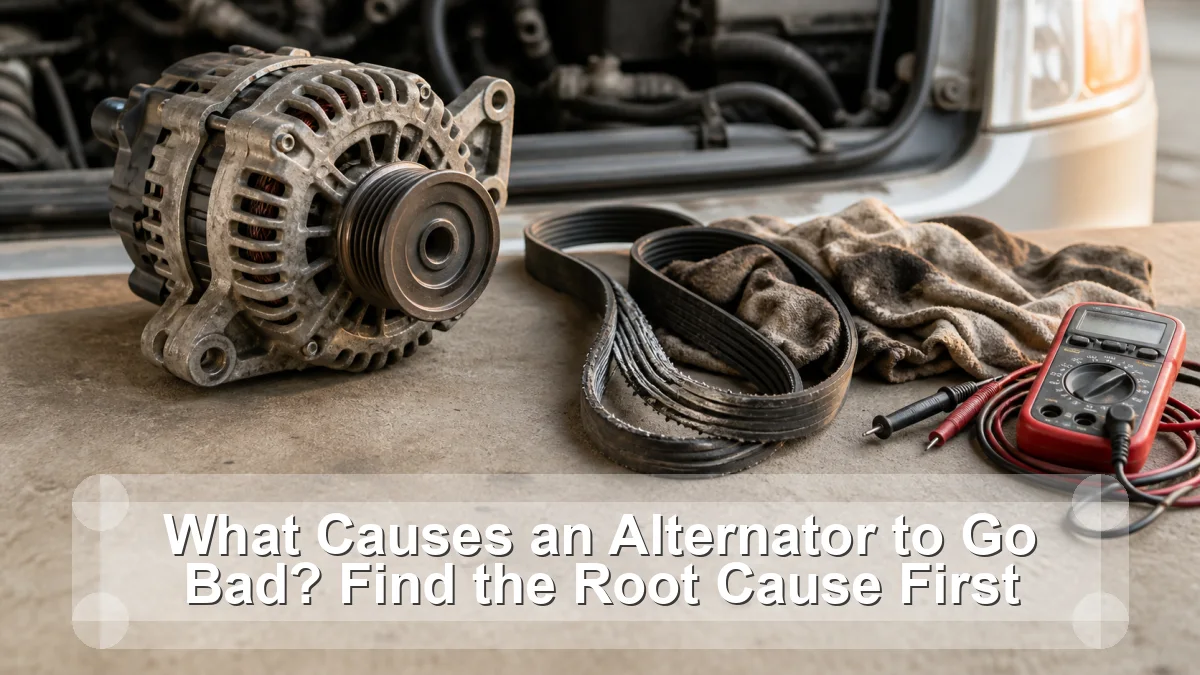 What Causes an Alternator to Go Bad? Find the Root Cause First