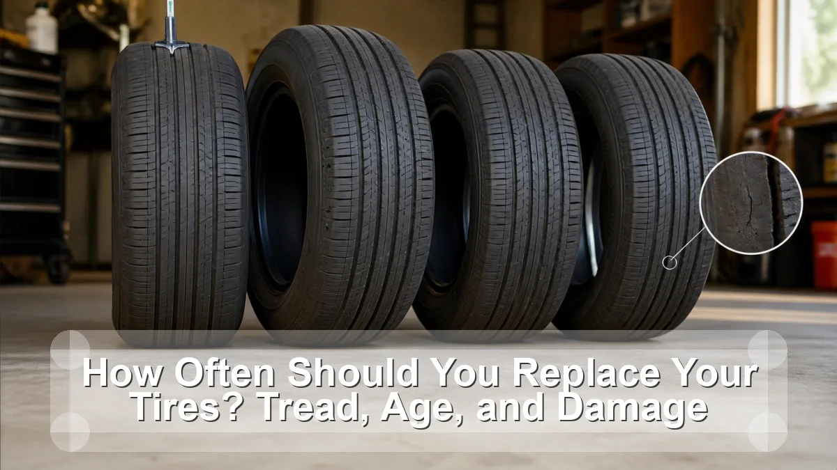 How Often Should You Replace Your Tires? Tread, Age, and Damage
