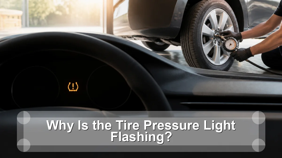 Why Is the Tire Pressure Light Flashing?