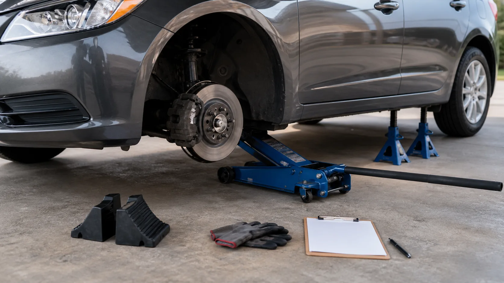 floor jack safety checklist featured image
