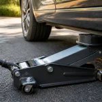 floor jack on asphalt featured image