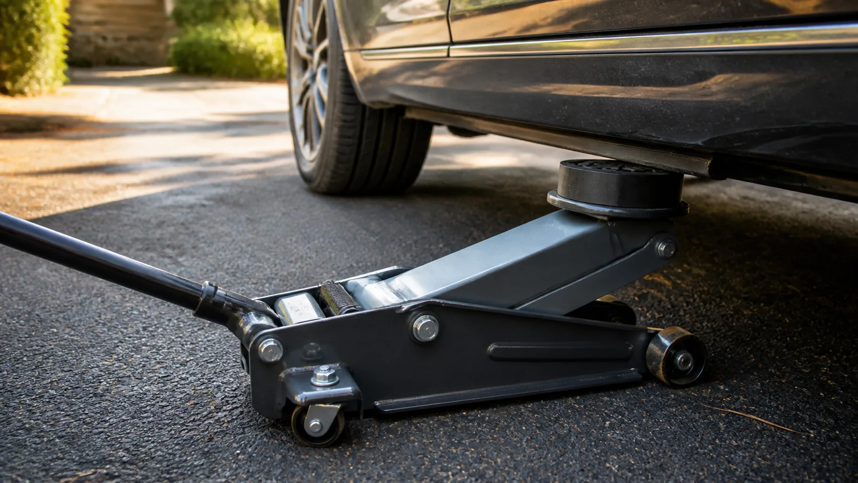 floor jack on asphalt featured image