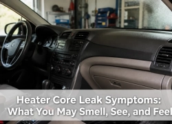 Heater Core Leak Symptoms: What You May Smell, See, and Feel