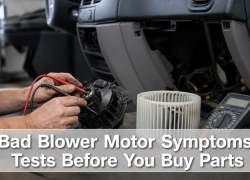 Bad Blower Motor Symptoms: Tests Before You Buy Parts