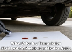 What Color Is a Transmission Fluid Leak? A Puddle-Identification Guide