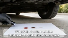 What Color Is a Transmission Fluid Leak? A Puddle-Identification Guide