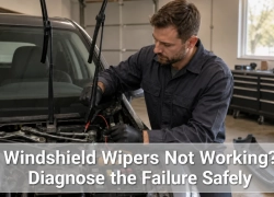 Windshield Wipers Not Working? Diagnose the Failure Safely