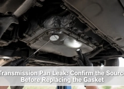 Transmission Pan Leak: Confirm the Source Before Replacing the Gasket