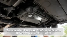 Transmission Pan Leak: Confirm the Source Before Replacing the Gasket