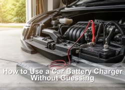How to Use a Car Battery Charger Without Guessing