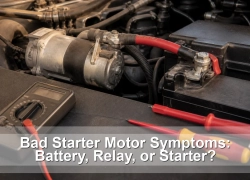 Bad Starter Motor Symptoms: Battery, Relay, or Starter?