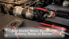 Bad Starter Motor Symptoms: Battery, Relay, or Starter?
