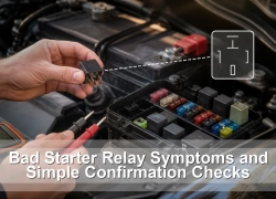 Bad Starter Relay Symptoms and Simple Confirmation Checks