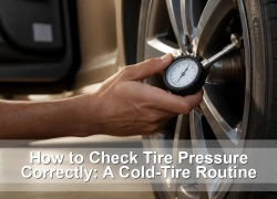 How to Check Tire Pressure Correctly: A Cold-Tire Routine