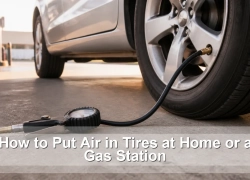 How to Put Air in Tires at Home or a Gas Station