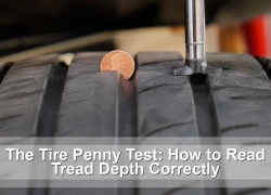 The Tire Penny Test: How to Read Tread Depth Correctly