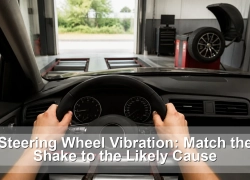 Steering Wheel Vibration: Match the Shake to the Likely Cause