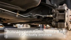 Brake Line Leak Repair: What a Safe Fix Actually Involves