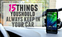 15 Things You Should Always Keep In Your Car